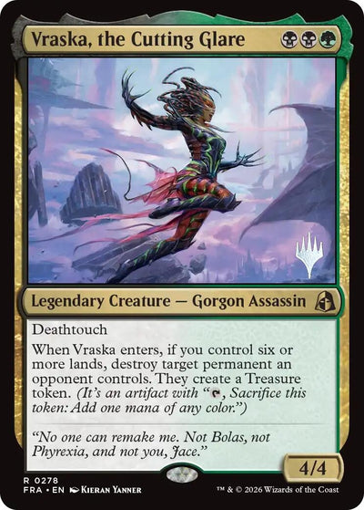 Vraska, the Cutting Glare (Promo Pack: Reality Fracture) (278) (PPFRA)