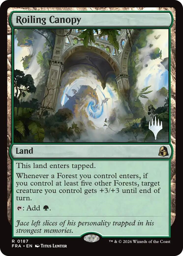 Image for Roiling Canopy (Promo Pack: Reality Fracture) (187) (PPFRA) - Magic: The Gathering