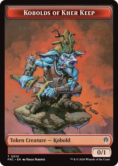 Kobolds of Kher Keep // Phyrexian Mite Double-Sided Token (Commander: Reality Fracture) (10 // 16) (FRC)