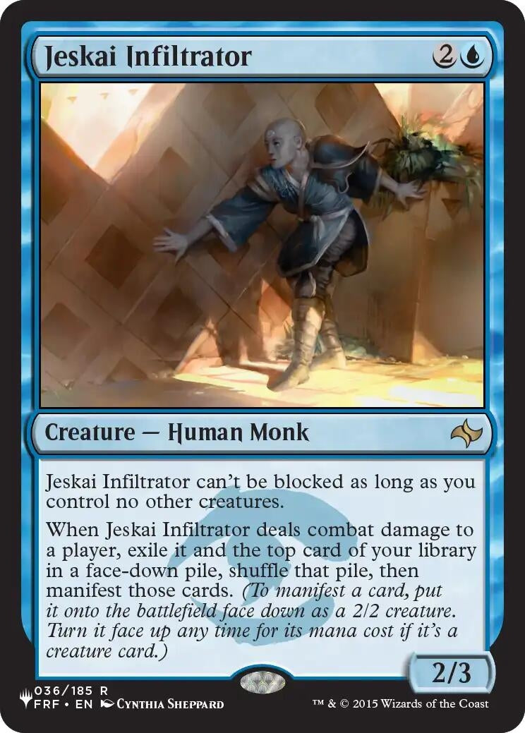 Image for Jeskai Infiltrator (The List Reprints) (36) (LIST) - Magic: The Gathering