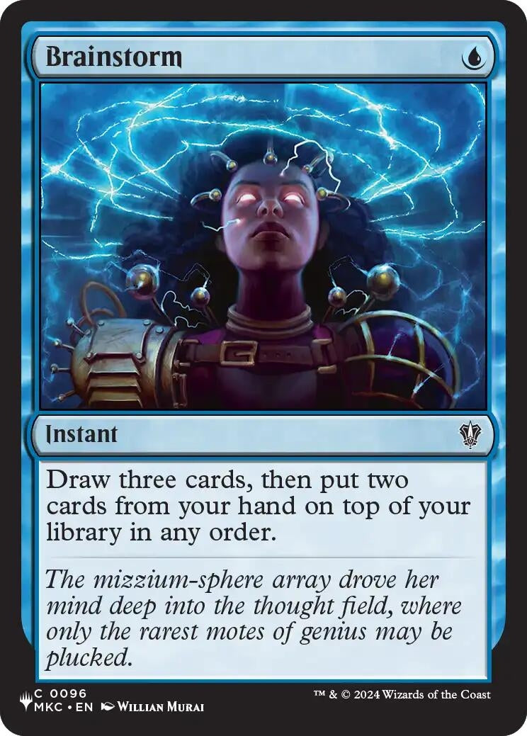 Image for Brainstorm (MKC) (The List Reprints) (96) (LIST) - Magic: The Gathering