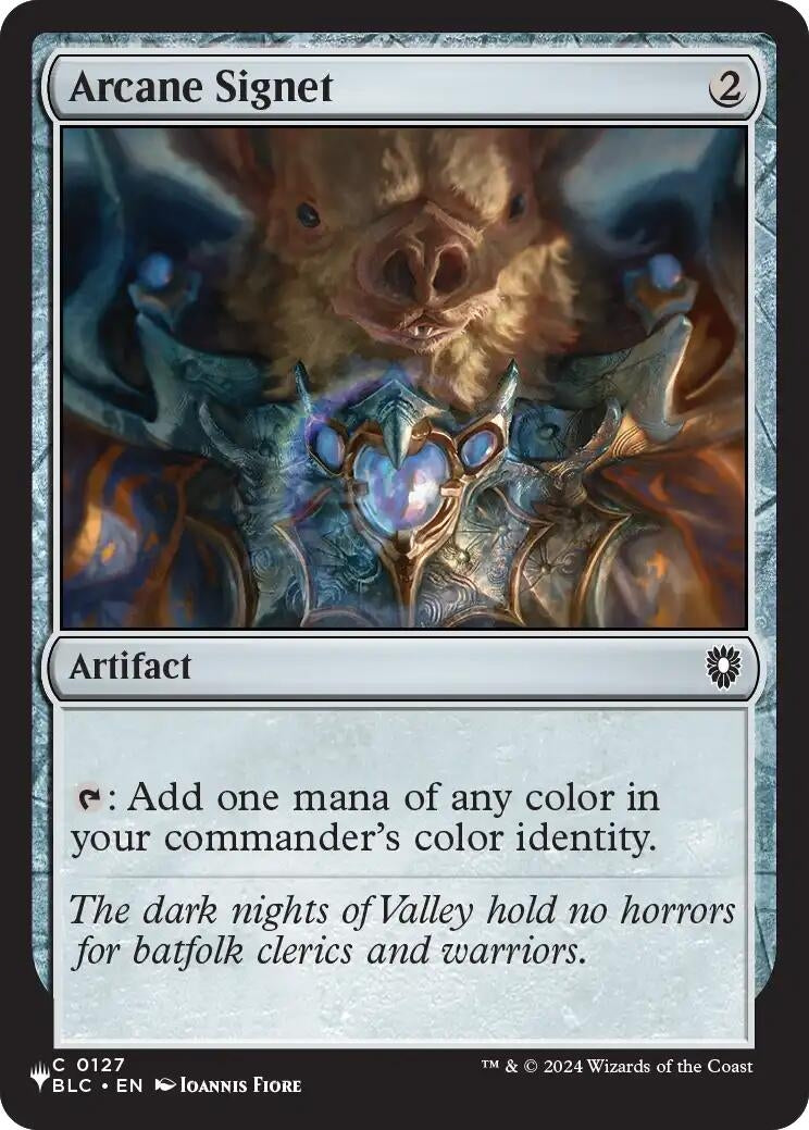 Image for Arcane Signet (BLC) (The List Reprints) (127) (LIST) - Magic: The Gathering
