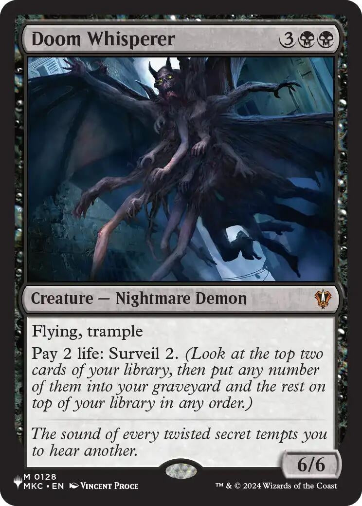 Image for Doom Whisperer (The List Reprints) (128) (LIST) - Magic: The Gathering