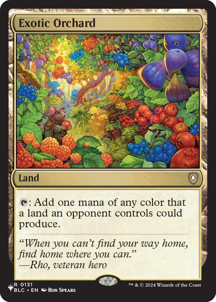 Image for Exotic Orchard (The List Reprints) (131) (LIST) - Magic: The Gathering