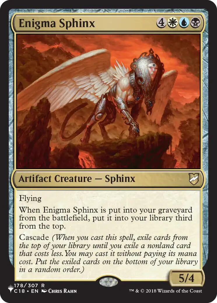 Image for Enigma Sphinx (The List Reprints) (178) (LIST) - Magic: The Gathering