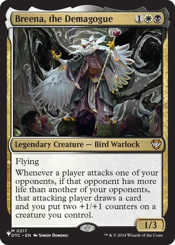 Image for Breena, the Demagogue (The List Reprints) (217) (LIST) - Magic: The Gathering