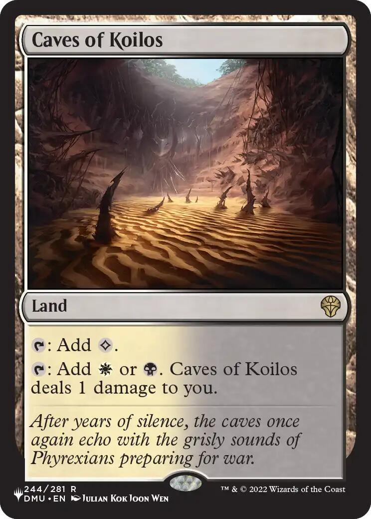 Image for Caves of Koilos (The List Reprints) (244) (LIST) - Magic: The Gathering