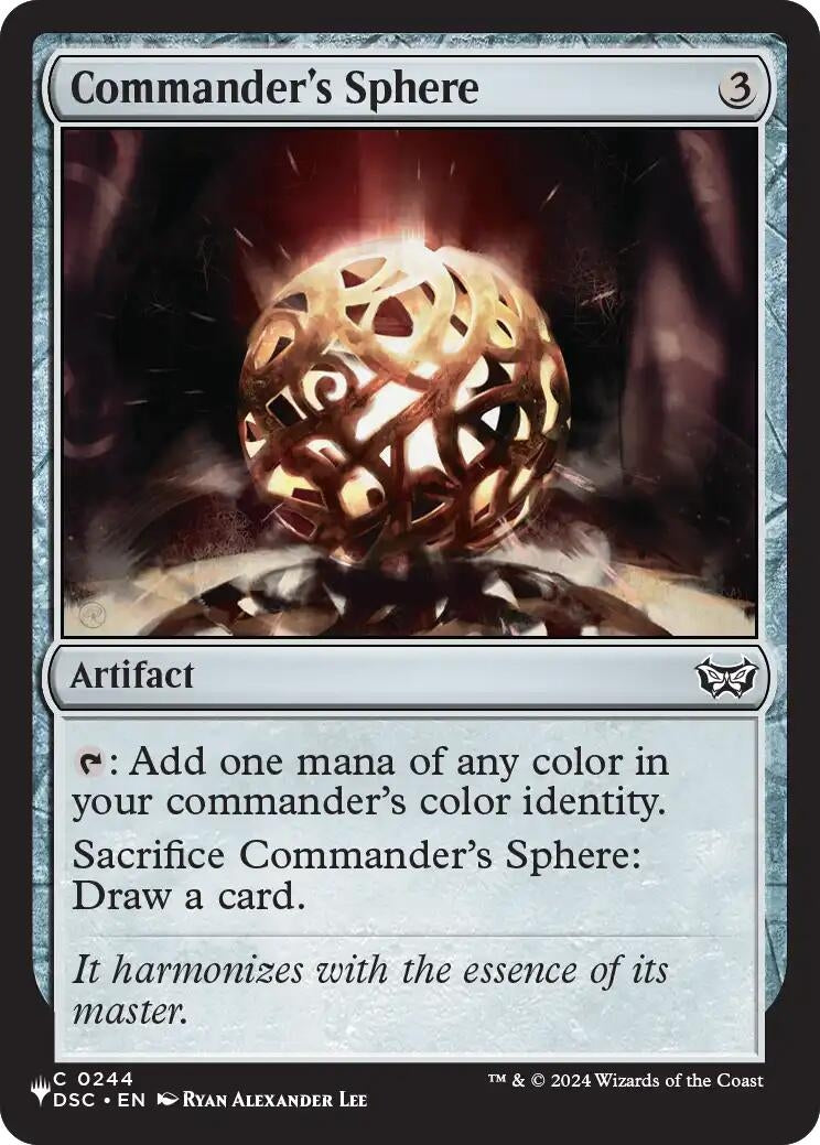Image for Commander's Sphere (DSC) (The List Reprints) (244) (LIST) - Magic: The Gathering
