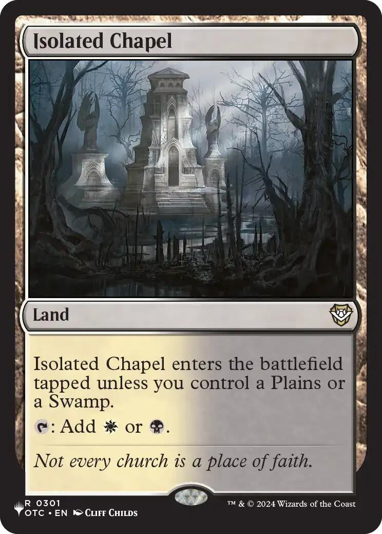Image for Isolated Chapel (The List Reprints) (301) (LIST) - Magic: The Gathering