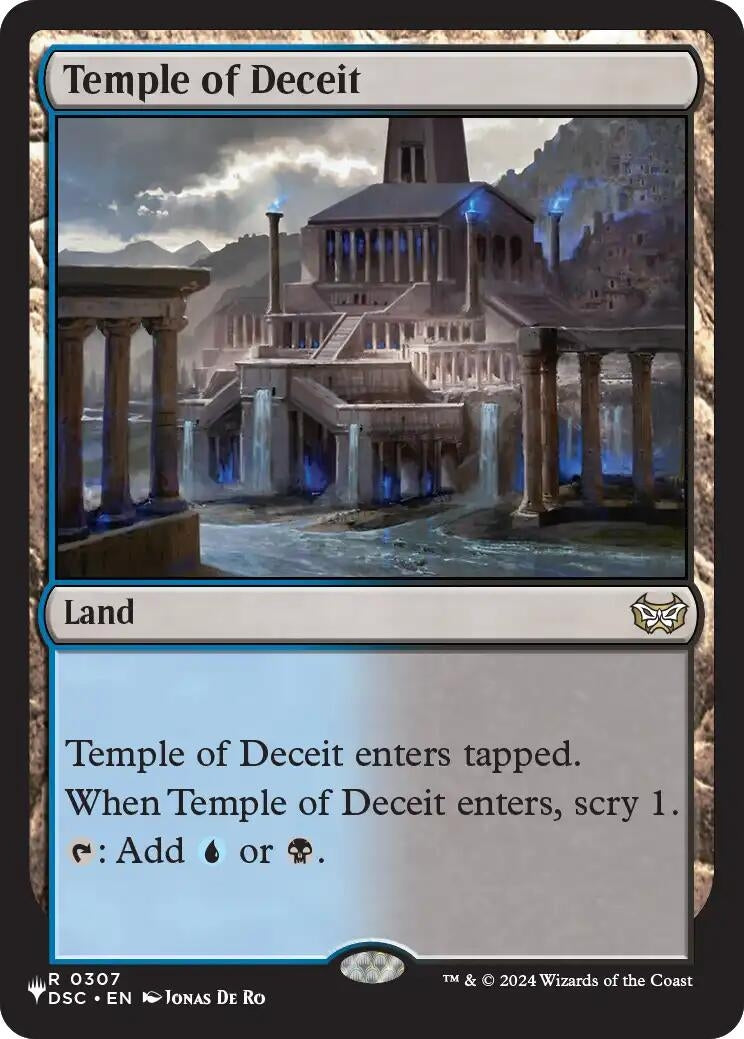 Image for Temple of Deceit (The List Reprints) (307) (LIST) - Magic: The Gathering