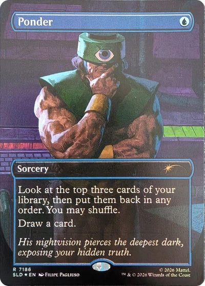 Ponder (7186) (Secret Lair Drop Series) (7186) (SLD)