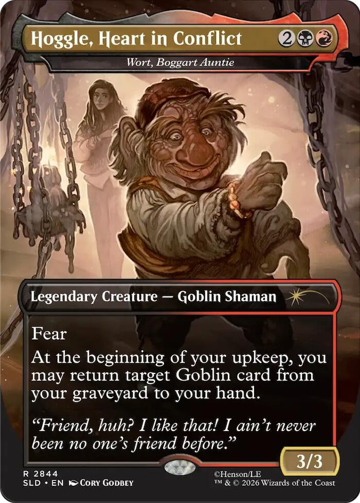 Image for Hoggle, Heart in Conflict - Wort, Boggart Auntie (Secret Lair Drop Series) (2844) (SLD) - Magic: The Gathering