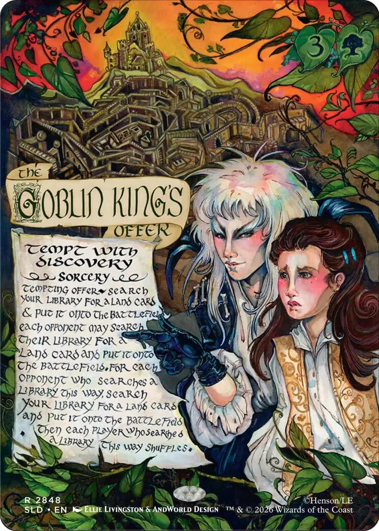 Image for The Goblin King's Offer - Tempt with Discovery (Secret Lair Drop Series) (2848) (SLD) - Magic: The Gathering
