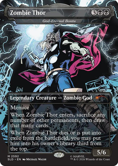 Zombie Thor - God-Eternal Bontu (Secret Lair Drop Series) (2592) (SLD)
