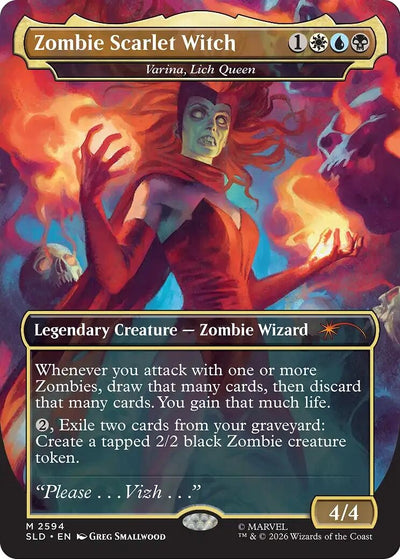 Zombie Scarlet Witch - Varina, Lich Queen (Secret Lair Drop Series) (2594) (SLD)