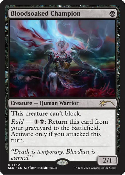 Bloodsoaked Champion (Secret Lair Drop Series) (1440) (SLD)