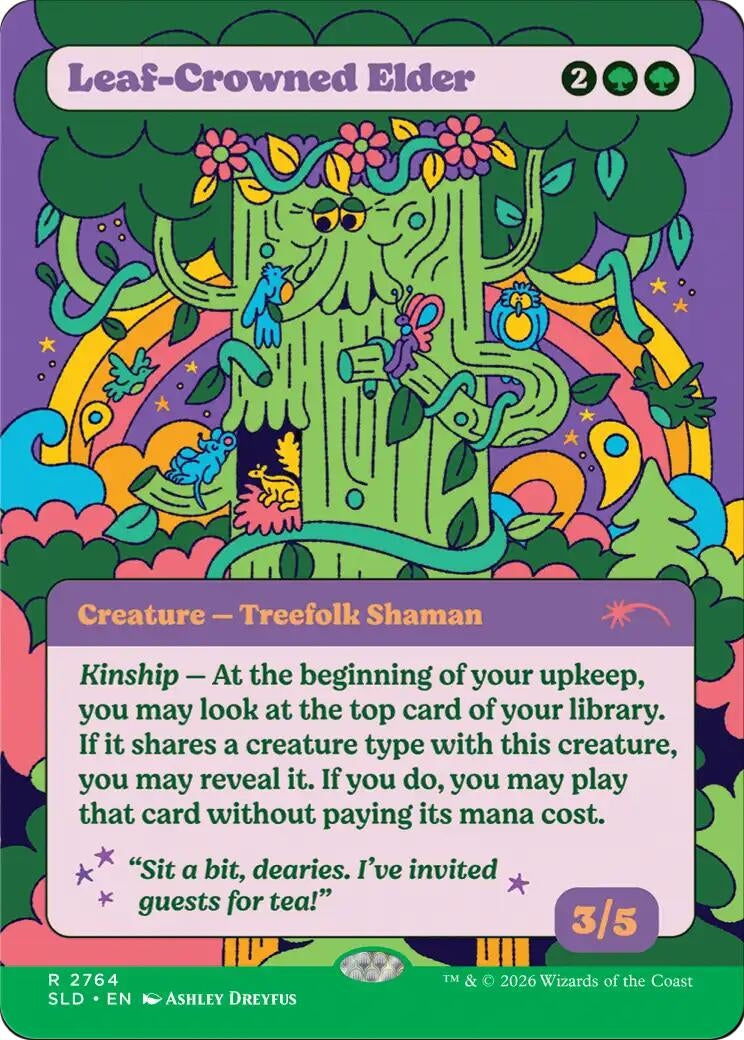 Image for Leaf-Crowned Elder (Secret Lair Drop Series) (2764) (SLD) - Magic: The Gathering