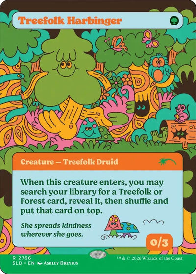Treefolk Harbinger (Secret Lair Drop Series) (2766) (SLD)