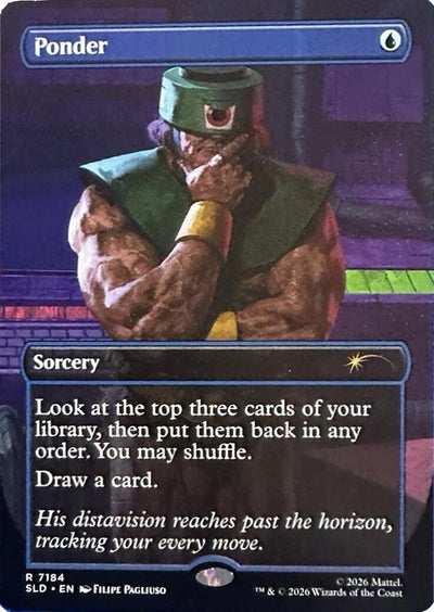 Ponder (7184) (Secret Lair Drop Series) (7184) (SLD)