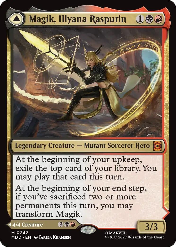 Image for Magik, Ilyana Rasputin (Marvel: Darkhold Destiny) (242) (MDD) - Magic: The Gathering