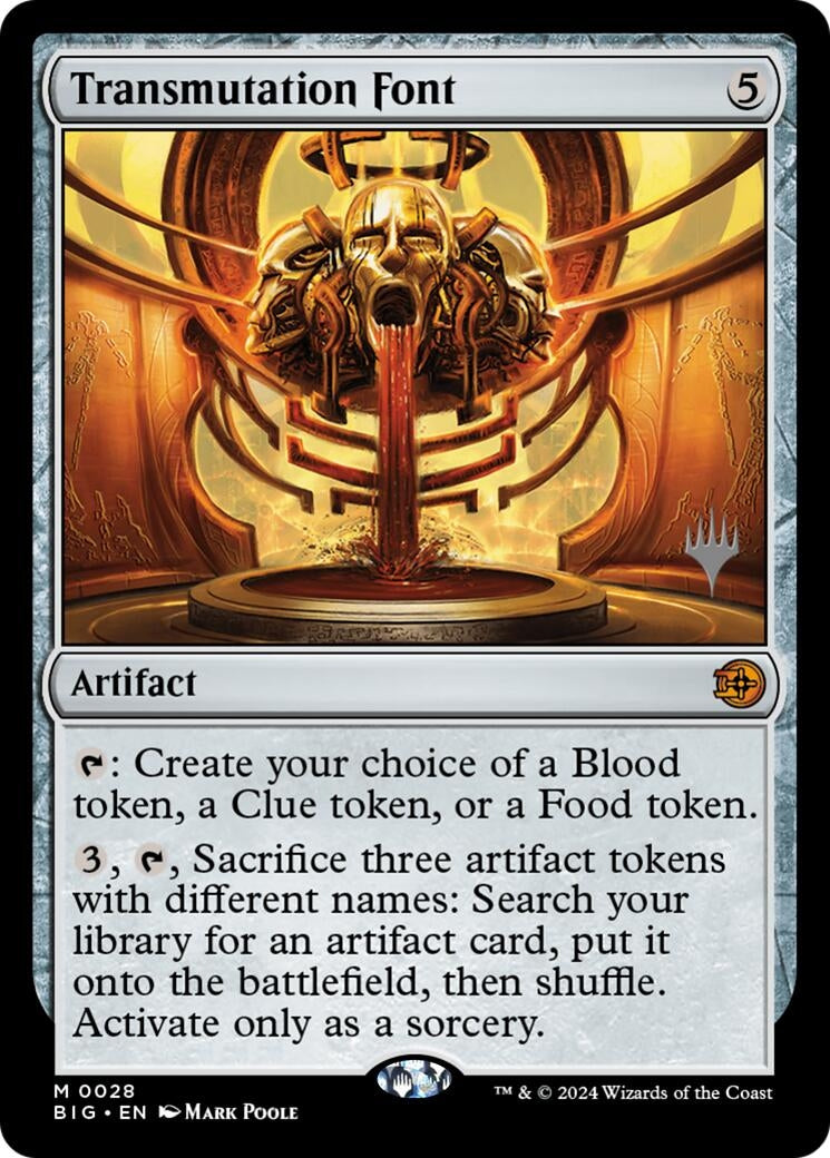Image for Transmutation Font (Promo Pack: Reality Fracture) (28) (PPFRA) - Magic: The Gathering