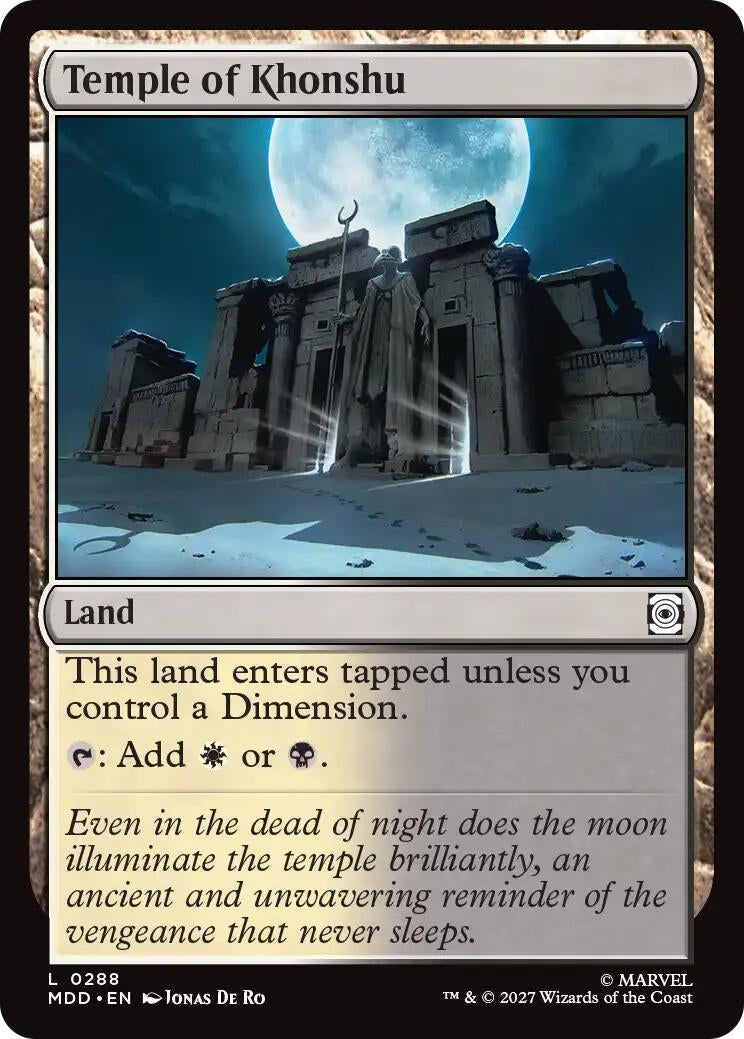 Image for Temple of Khonshu (Marvel: Darkhold Destiny) (288) (MDD) - Magic: The Gathering