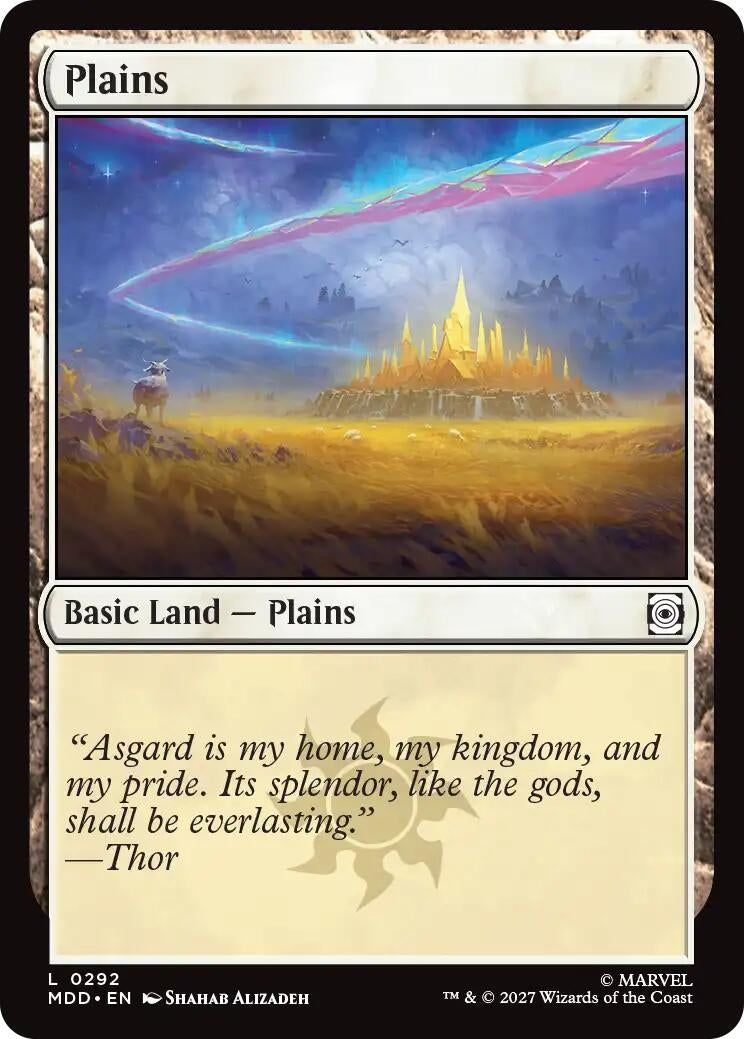 Image for Plains (0292) (Marvel: Darkhold Destiny) (292) (MDD) - Magic: The Gathering