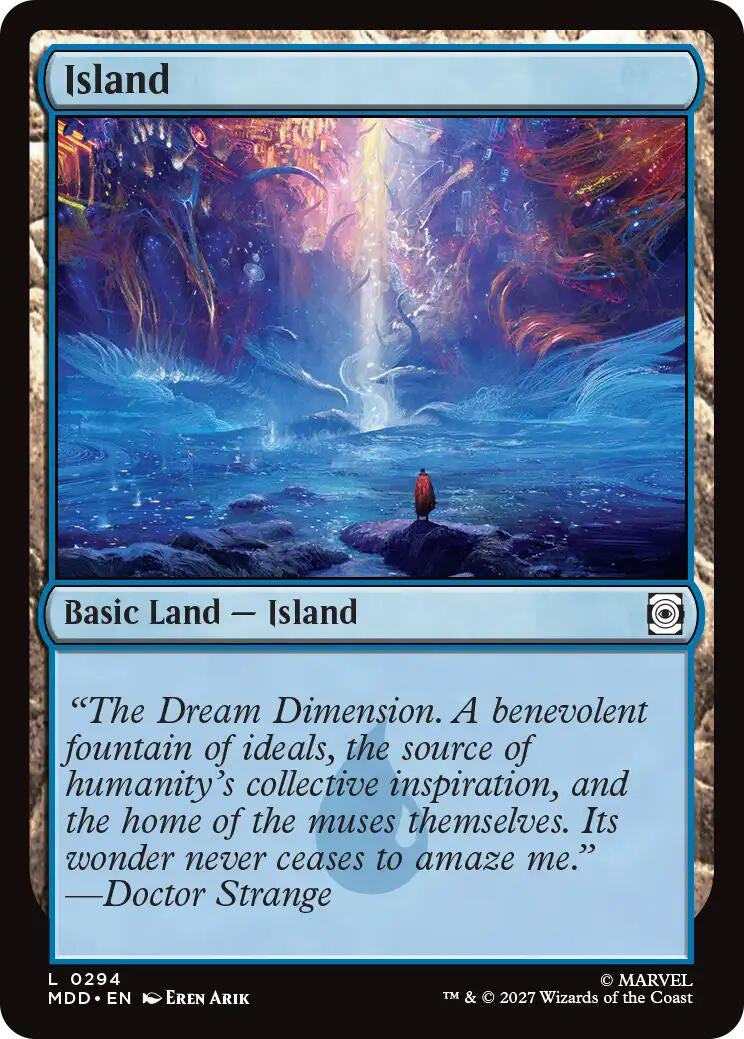 Image for Island (0294) (Marvel: Darkhold Destiny) (294) (MDD) - Magic: The Gathering
