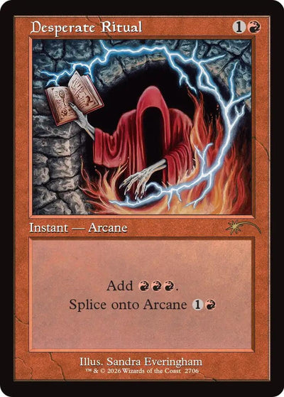 Desperate Ritual (2706) (Retro Frame) (Secret Lair Drop Series) (2706) (SLD)