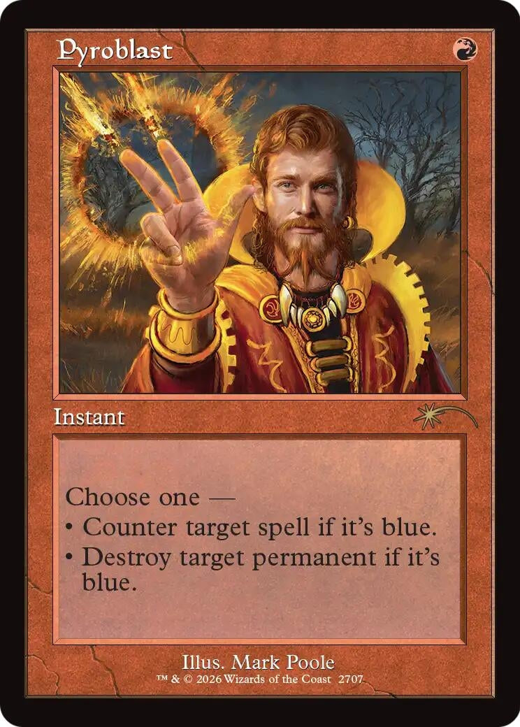 Image for Pyroblast (Retro Frame) (Secret Lair Drop Series) (2707) (SLD) - Magic: The Gathering