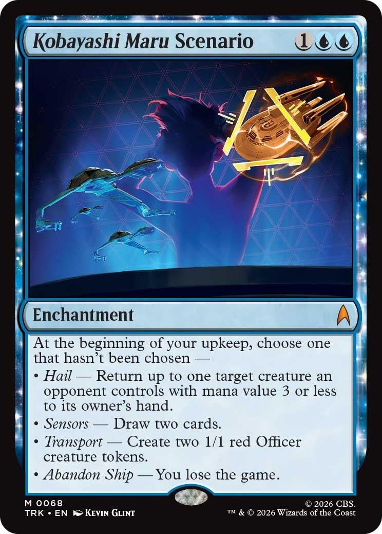Image for Kobayashi Maru Scenario (Star Trek) (68) (TRK) - Magic: The Gathering