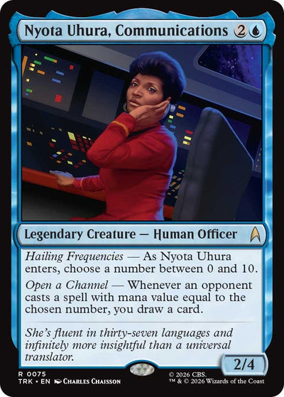 Nyota Uhura, Communications (Star Trek) (75) (TRK)
