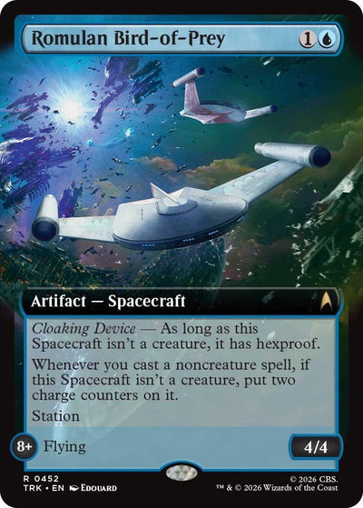 Romulan Bird-of-Prey (Extended Art) (Star Trek) (452) (TRK)