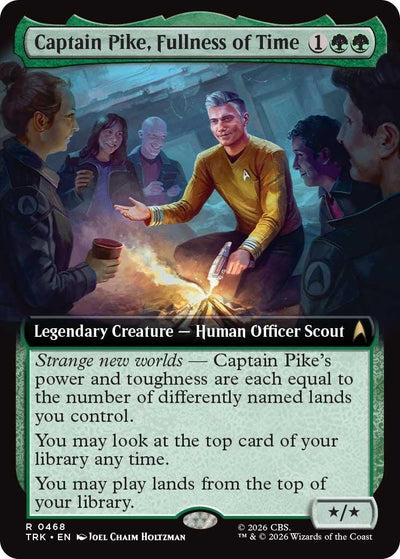 Captain Pike, Fullness of Time (Extended Art) (Star Trek) (468) (TRK)