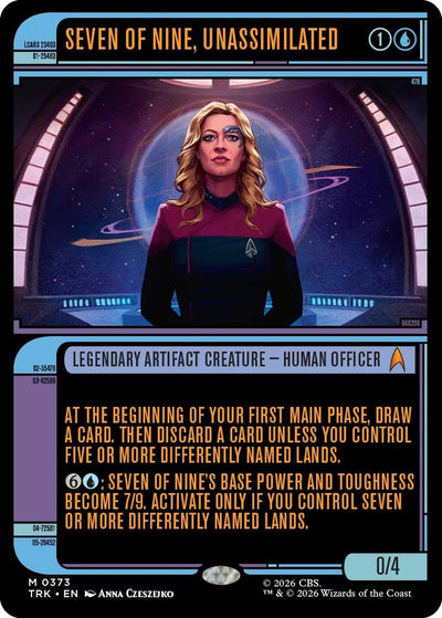 Seven of Nine, Unassimilated (Showcase) (Star Trek) (373) (TRK)