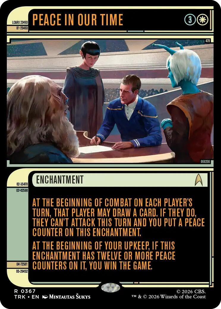 Image for Peace in Our Time (Showcase) (Star Trek) (367) (TRK) - Magic: The Gathering