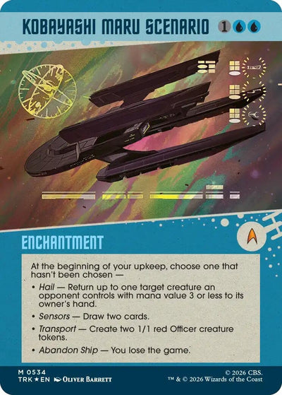 Kobayashi Maru Scenario (Showcase) (Surge Foil) (Star Trek) (534) (TRK)