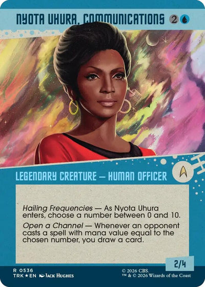 Nyota Uhura, Communications (Showcase) (Surge Foil) (Star Trek) (536) (TRK)