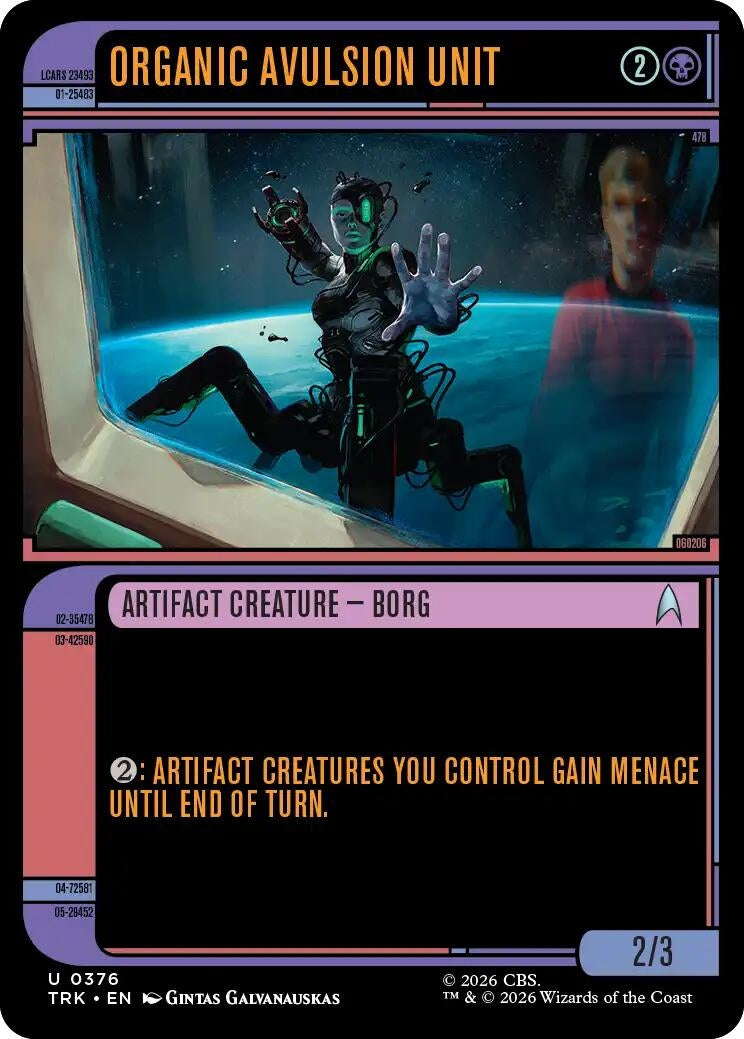 Image for Organic Avulsion Unit (Showcase) (Star Trek) (376) (TRK) - Magic: The Gathering