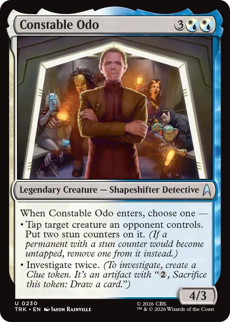 Image for Constable Odo (Star Trek) (230) (TRK) - Magic: The Gathering