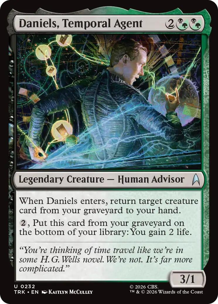 Image for Daniels, Temporal Agent (Star Trek) (232) (TRK) - Magic: The Gathering
