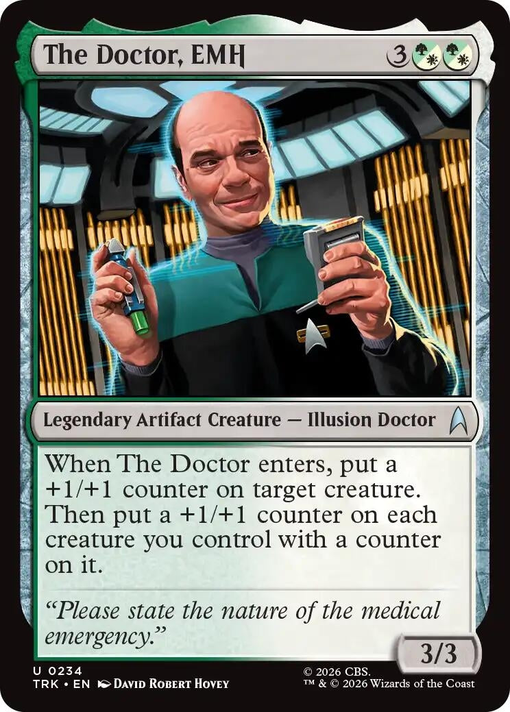 Image for The Doctor, EMH (Star Trek) (234) (TRK) - Magic: The Gathering