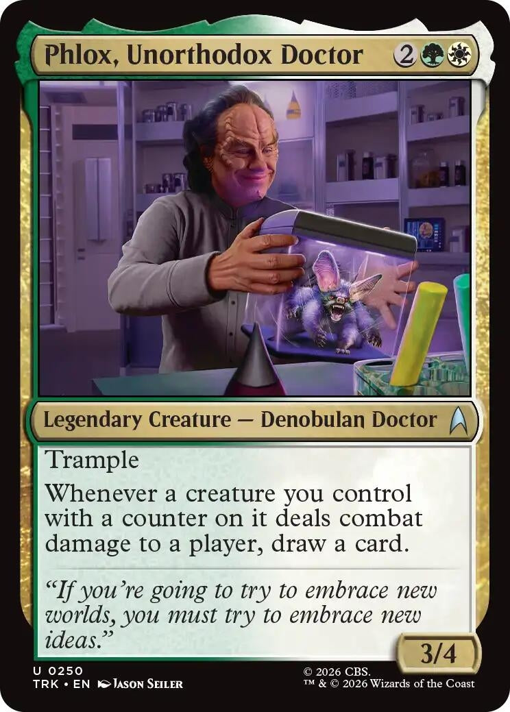 Image for Phlox, Unorthodox Doctor (Star Trek) (250) (TRK) - Magic: The Gathering