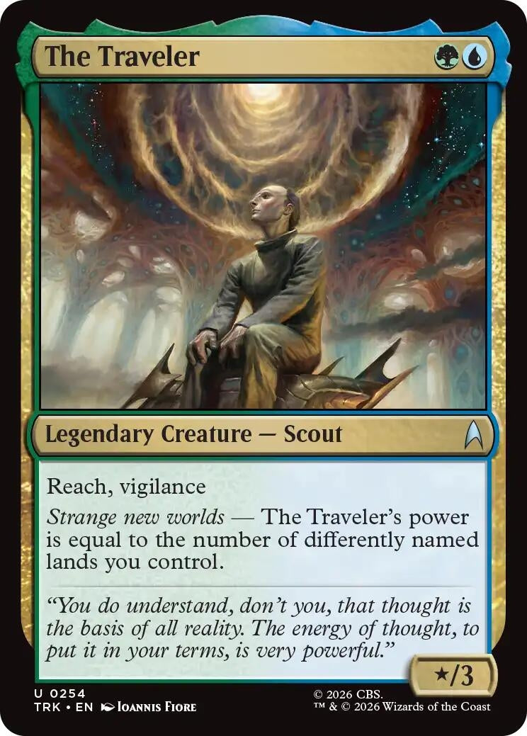 Image for The Traveler (Star Trek) (254) (TRK) - Magic: The Gathering