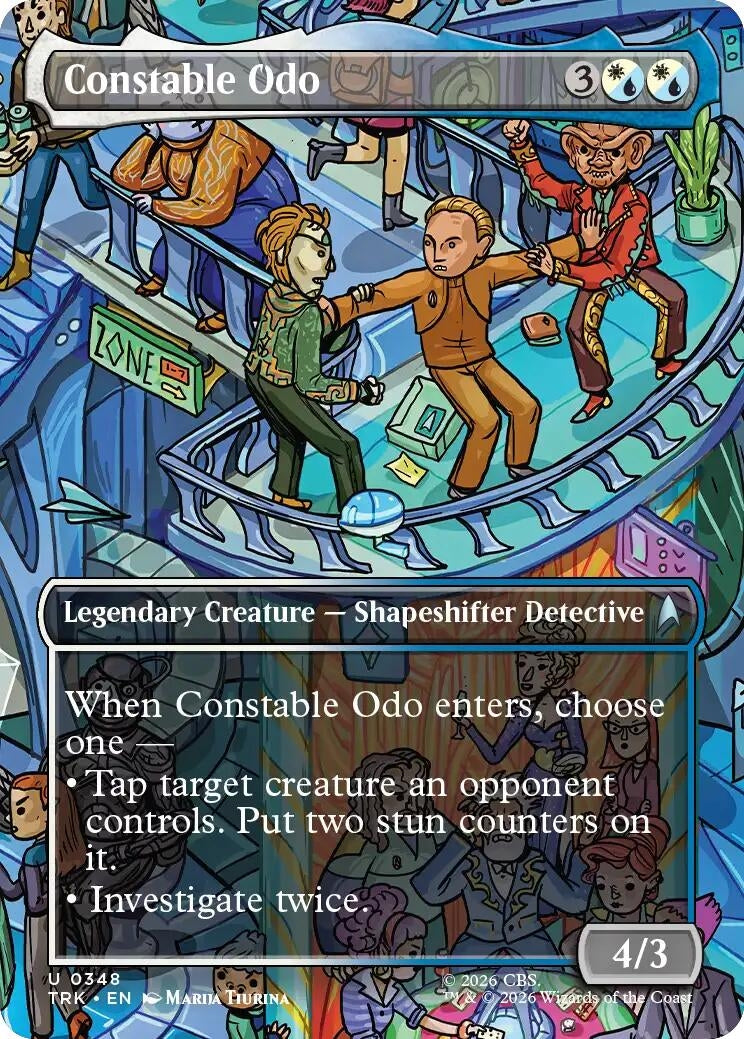 Image for Constable Odo (Borderless) (Star Trek) (348) (TRK) - Magic: The Gathering