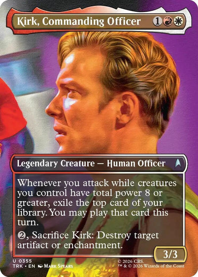 Kirk, Commanding Officer (Borderless) (Star Trek) (355) (TRK)