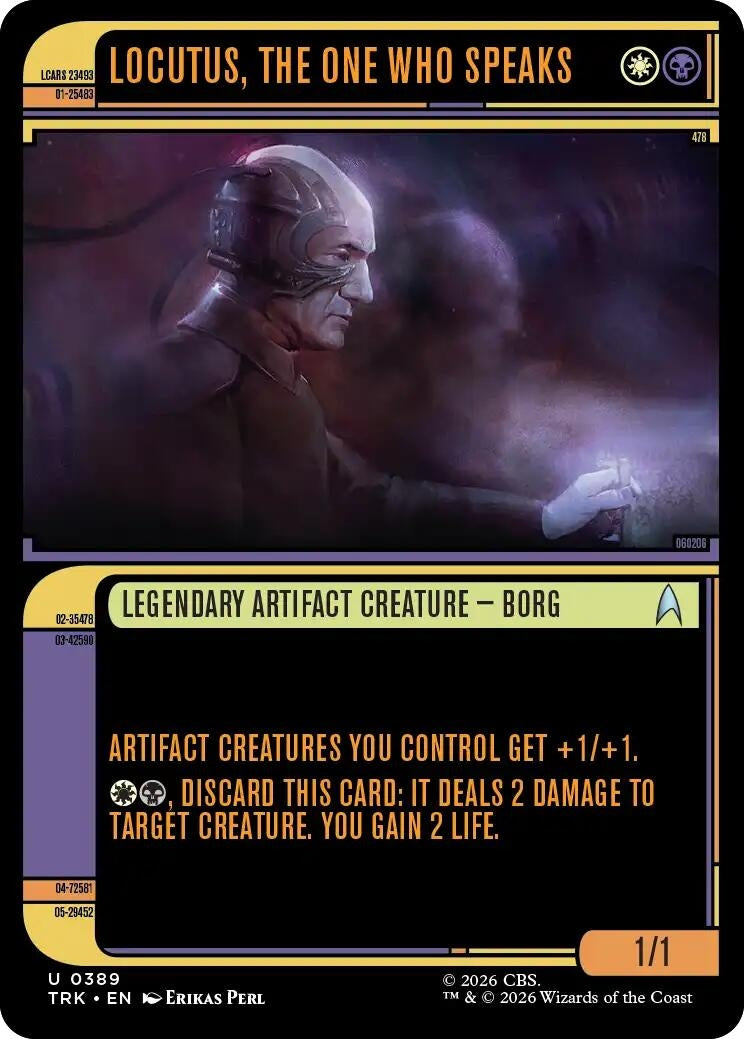Image for Locutus, the One Who Speaks (Showcase) (Star Trek) (389) (TRK) - Magic: The Gathering