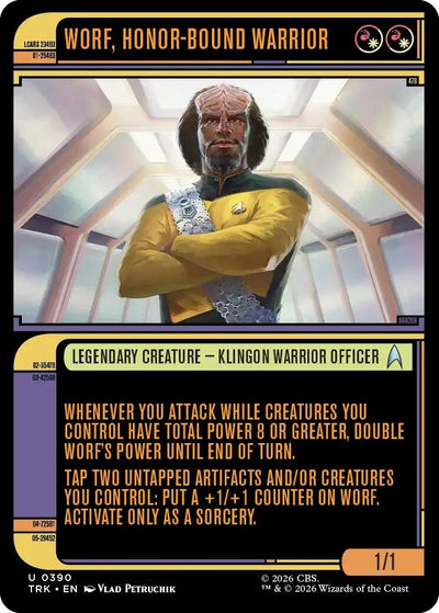 Worf, Honor-Bound Warrior (Showcase) (0390) (Star Trek) (390) (TRK)