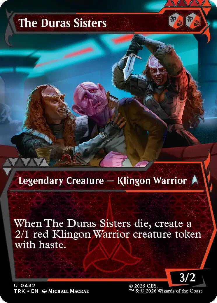 Image for The Duras Sisters (Showcase) (Star Trek) (432) (TRK) - Magic: The Gathering