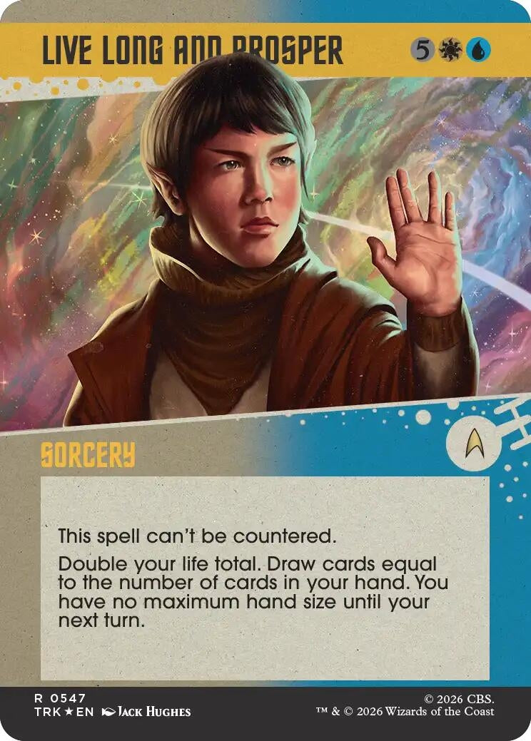 Image for Live Long and Prosper (Showcase) (Surge Foil) (Star Trek) (547) (TRK) - Magic: The Gathering